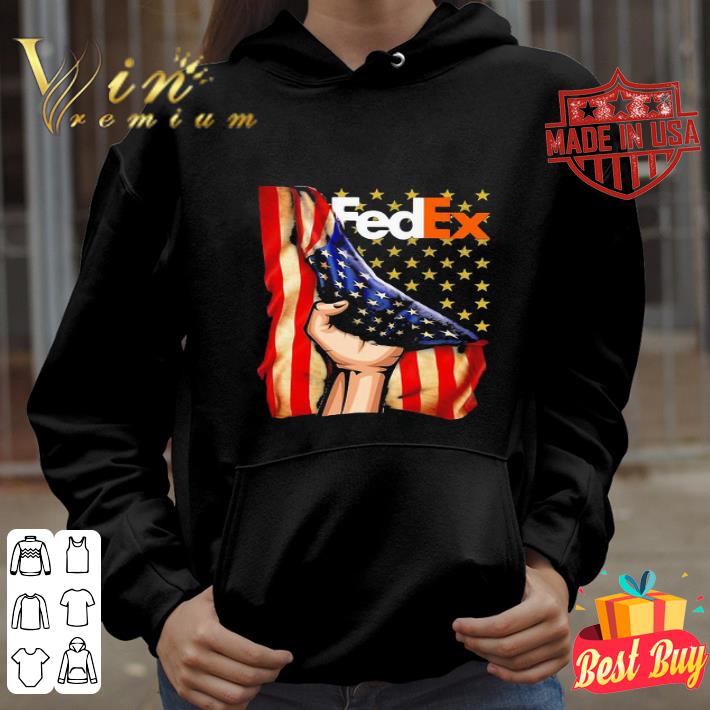 Fedex and American Flag Independence Day shirt