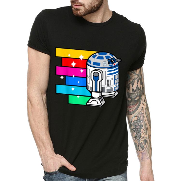 54db3b8b star wars r2 d2 rainbow roll cartoon shirt 4 - Star Wars R2-D2 Rainbow Roll Cartoon Shirt