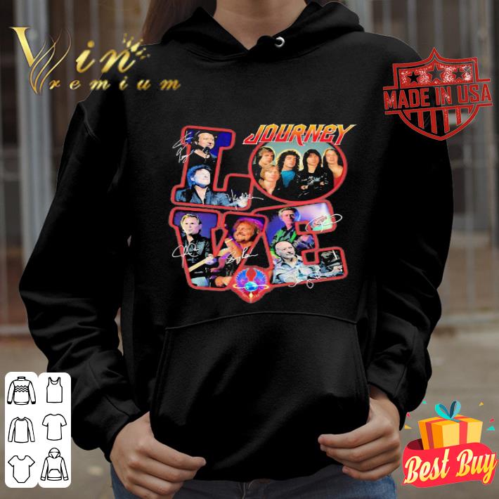Love Journey Band Members Signatures shirt