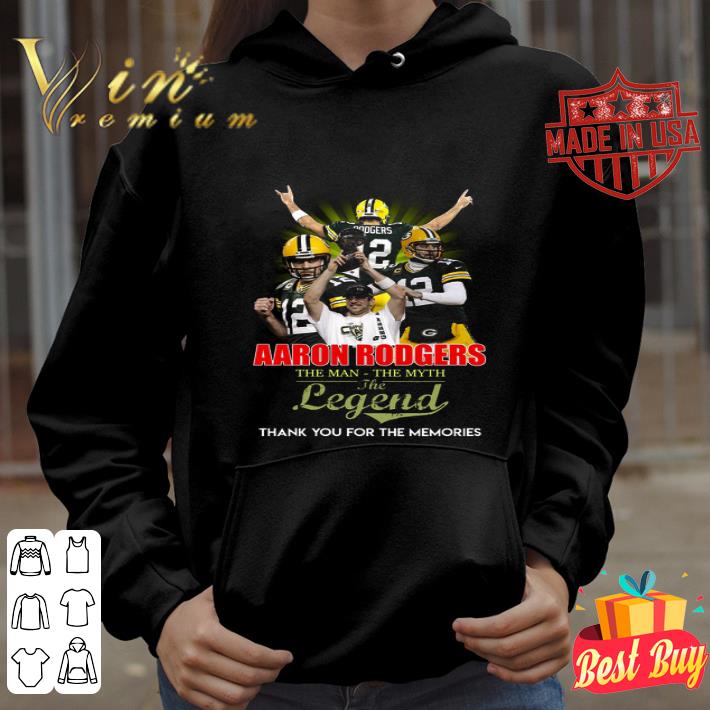 Aaron Rodgers Green Bay Packers The Man The Myth The Legend shirt