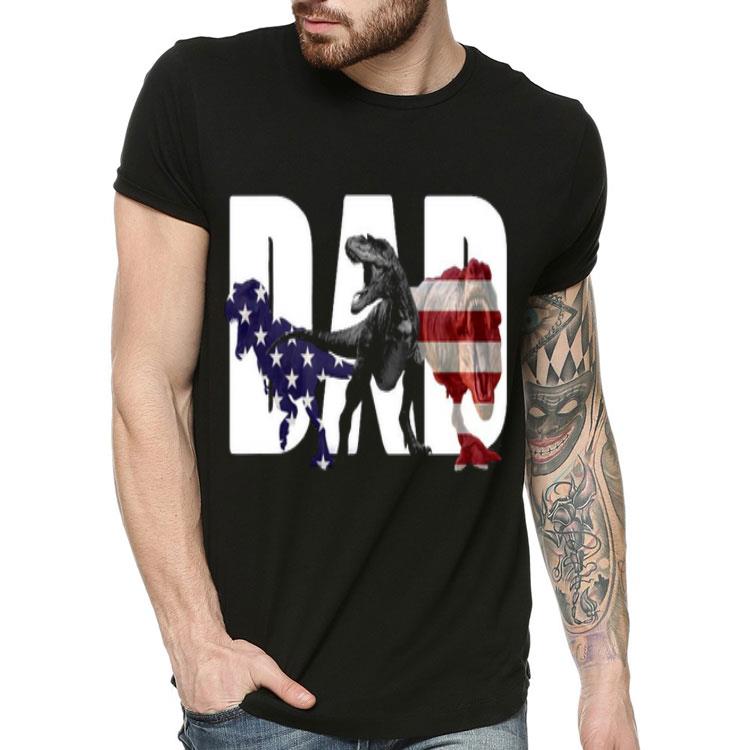 Dinosaur T Rex Dad American Flag Shirt 569ef571 dinosaur t rex dad american flag shirt 4 - Dinosaur T Rex Dad American Flag Shirt