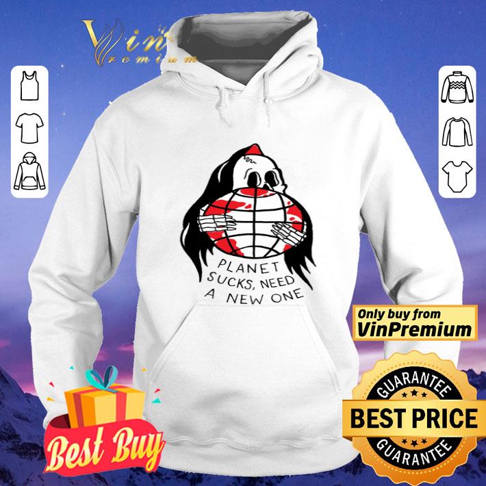 Devil Hug Earth Planet Sucks Need A New One shirt