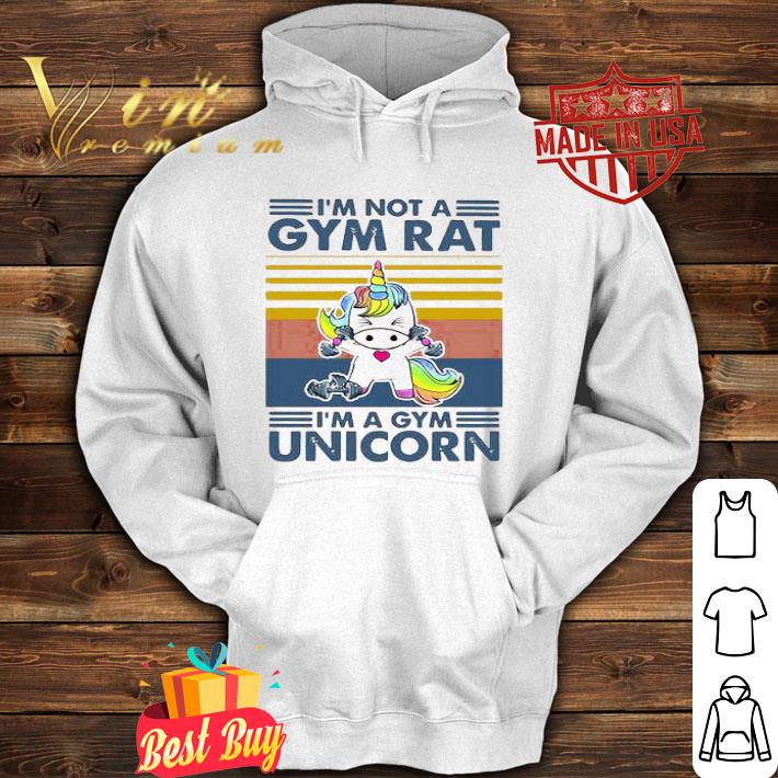 Vintage I’m Not A Gym Rat I’m A Gym Unicorn LGBT shirt