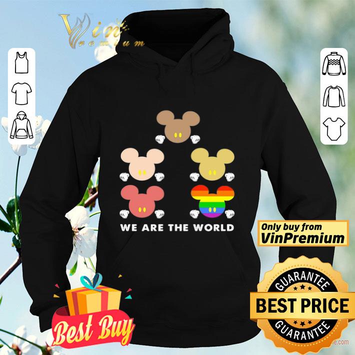 580d32cc mickey head we are the world blm lgbt shirt 4 - Mickey head we are the world BLM LGBT shirt