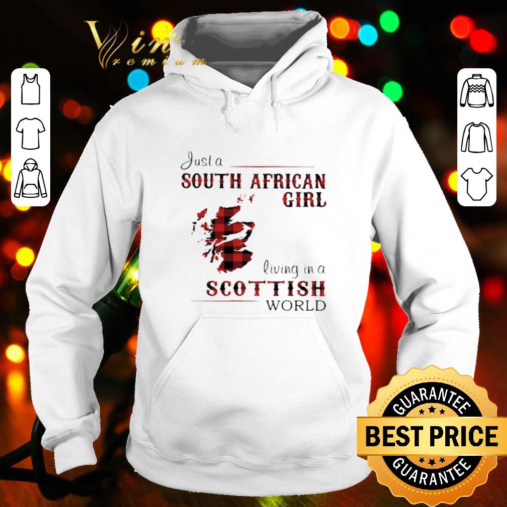 580f48e3 just a south african girl living in a scottish world map shirt 4 - Just A South African Girl Living In A Scottish World Map shirt