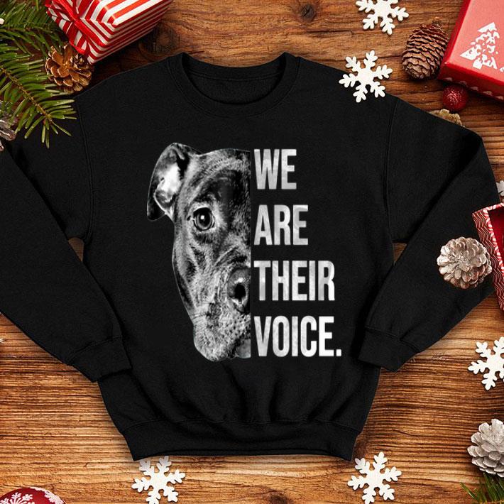 Pitbull Dog We Are Their Voice shirt 1 Pitbull Dog We Are Their Voice shirt