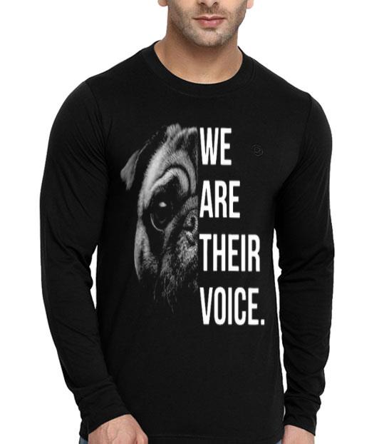 59ec8811 pug we are their voice shirt 4 - Pug We Are Their Voice Shirt