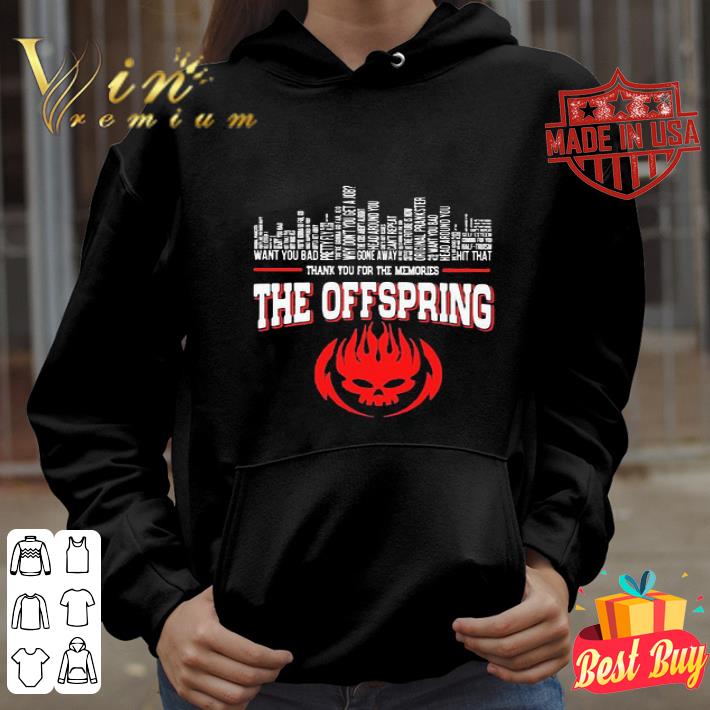 Thank You For The Memories The Offspring Conspiracy Of One Album shirt