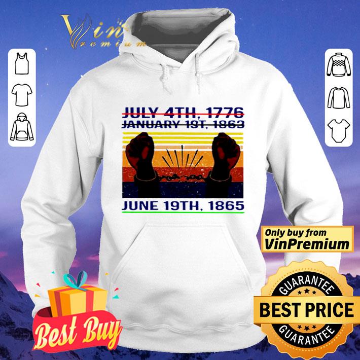 June 19th 1865 Juneteenth Vintage shirt