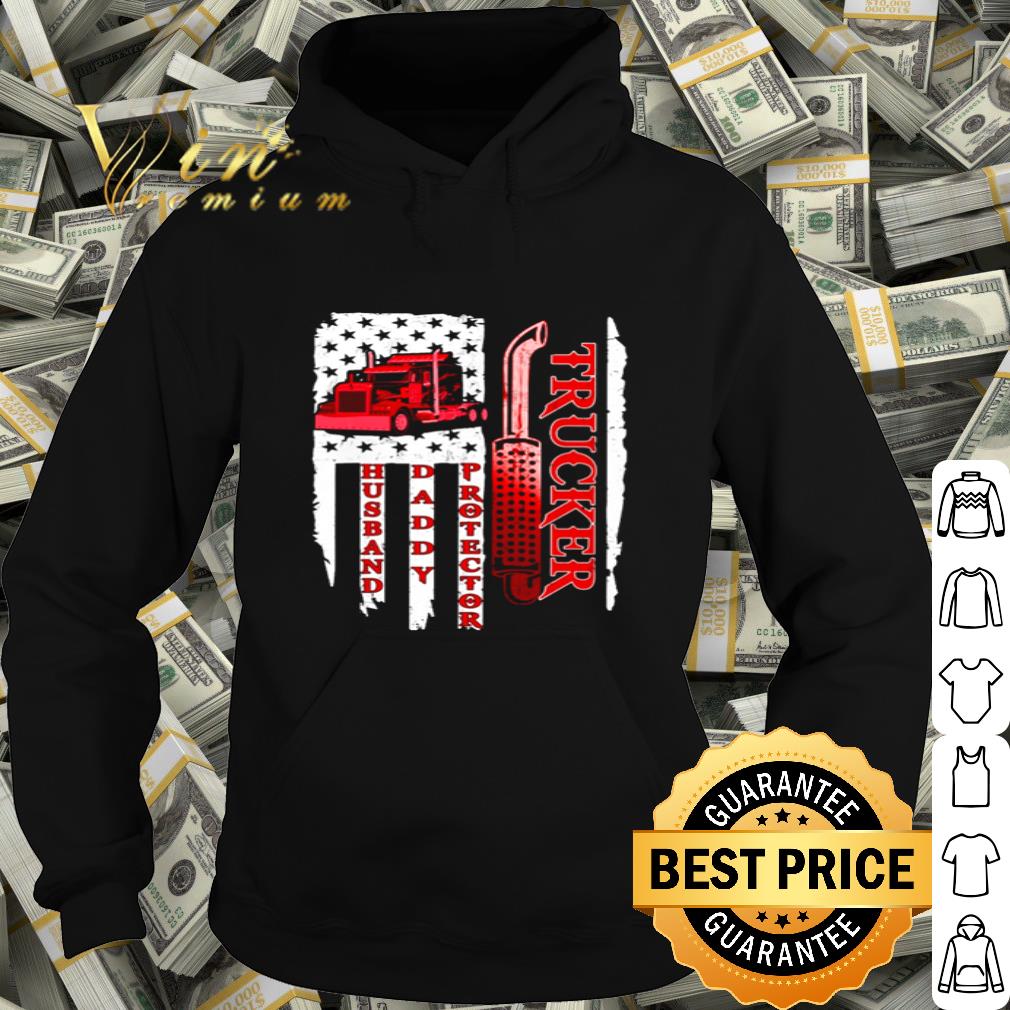 60446c9b trucker husband daddy protector american flag 4th of july shirt 4 - Trucker Husband Daddy Protector American Flag 4th Of July shirt