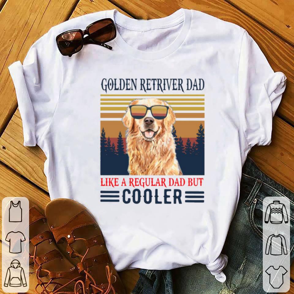 60b32249 golden retriever dad like a regular dad but cooler vintage shirt 4 - Golden Retriever Dad Like A Regular Dad But Cooler Vintage Shirt