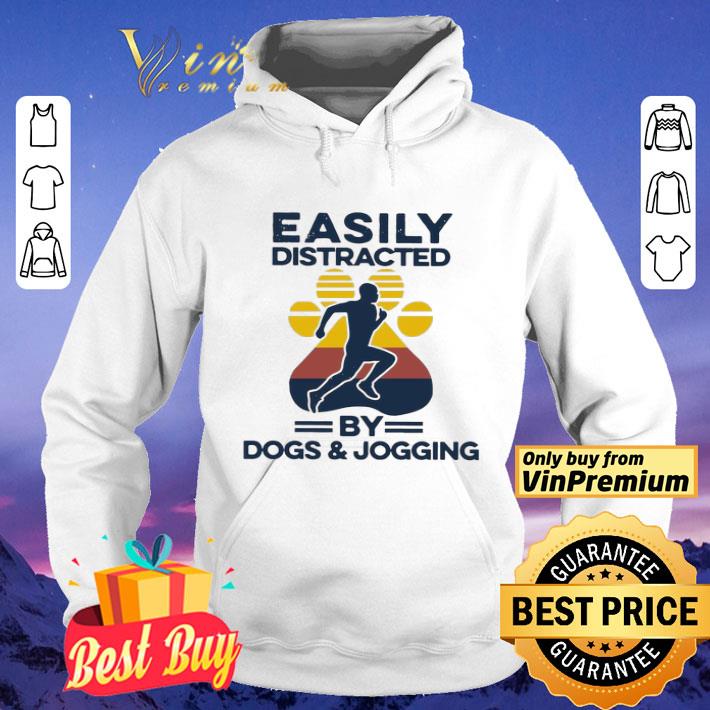 Easily Distracted By Dogs And Jogging Vintage shirt