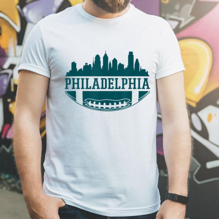 Philadelphia Football Philly Skyline Eagle Vintage Shirt