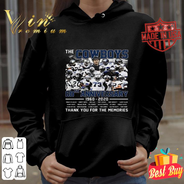 The Dallas Cowboys team football 60th Anniversary 1960-2020 shirt
