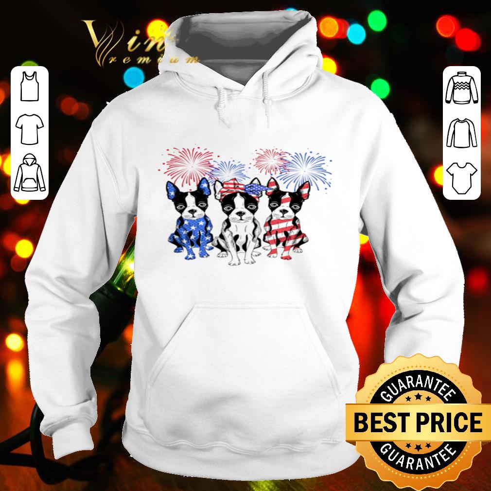 62c3d75c firework boston terrier blue white red american flag shirt 4 - Firework Boston Terrier Blue White Red American Flag shirt