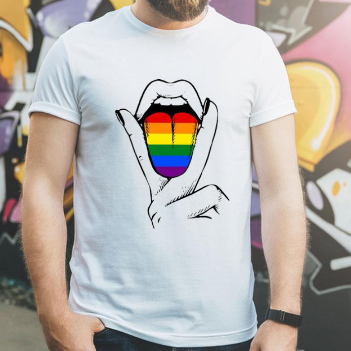 LGBT Lesbian Raibow Tongue shirt 1 LGBT Lesbian Raibow Tongue shirt