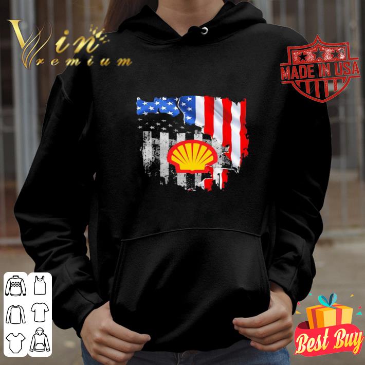 Shell American Flag Independence Day shirt
