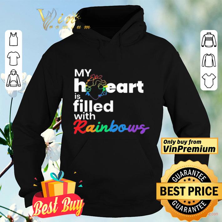 65590b40 my heart is filled with rainbows lgbt shirt 4 - My heart is filled with rainbows LGBT shirt