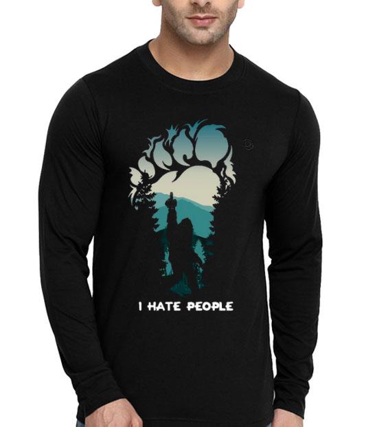 67a83f8b bigfoot in bigfoot middle finger i hate people shirt 4 - Bigfoot In Bigfoot Middle Finger I Hate People Shirt