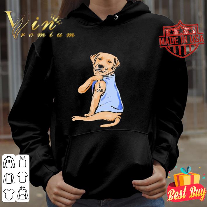 Labrador Love Dad Tattoo Father's Day shirt