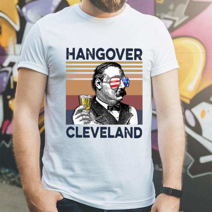 Vintage Hangover Cleveland Drink Beer American Flag shirt 1 Vintage Hangover Cleveland Drink Beer American Flag shirt