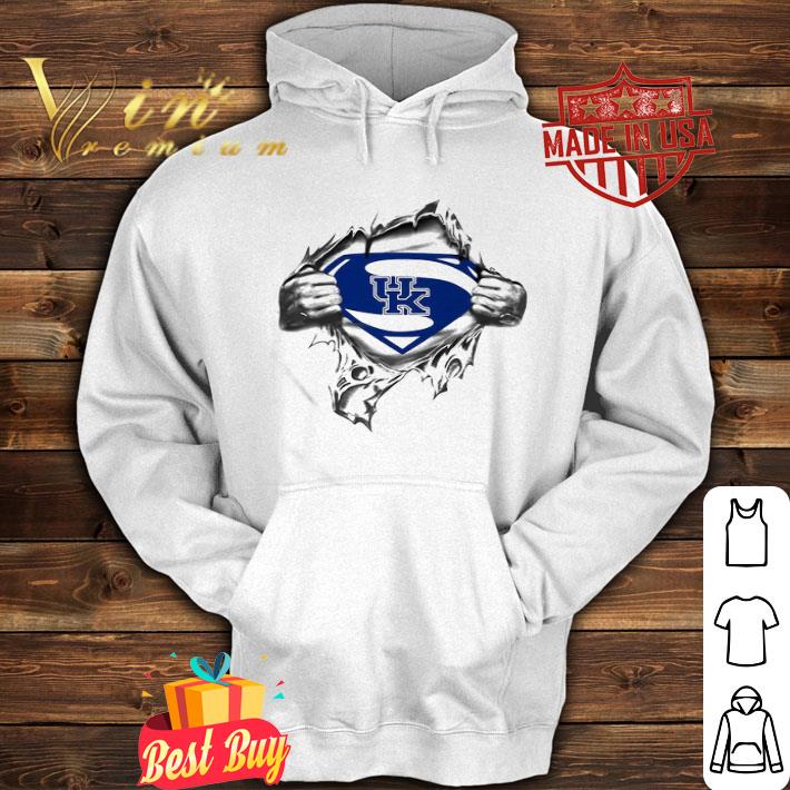 Kentucky Wildcats Insides Me Superman Logo shirt