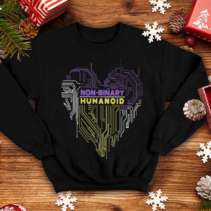 6bbb7f6e non binary humanoid heart shirt 4 - Non Binary Humanoid Heart shirt