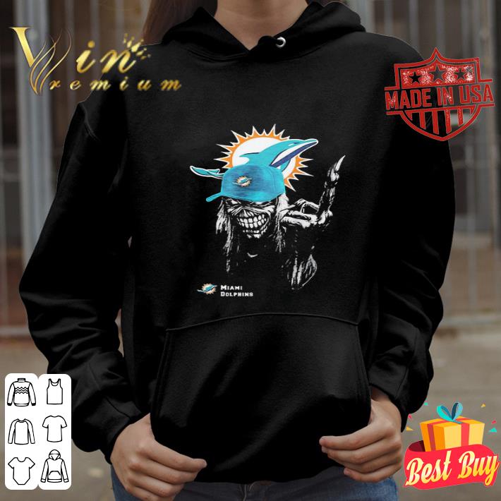 Iron Maiden Skull and Miami Dolphins shirt 4 Iron Maiden Skull and Miami Dolphins shirt