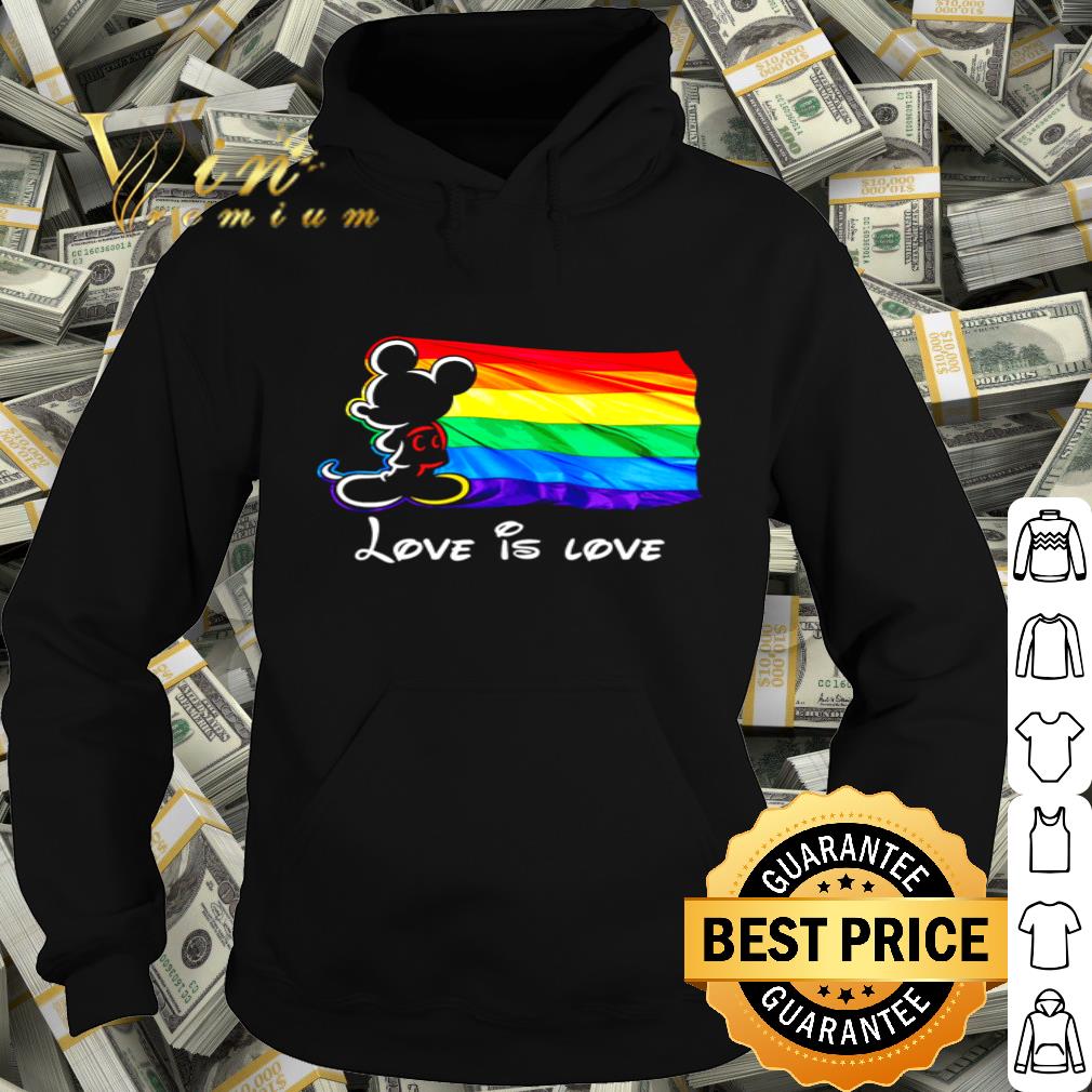 Disney Mickey Mouse Love Is Love LGBT shirt