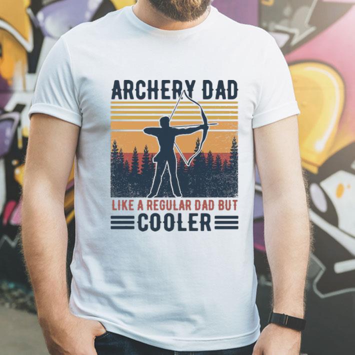 Vintage Archery Dad Like A Regular Dad But Cooler Father's Day shirt