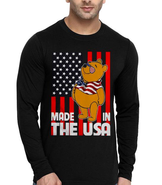 6f1e4f53 pooh made in the usa america flag shirt 4 - Pooh Made In The USA America Flag Shirt
