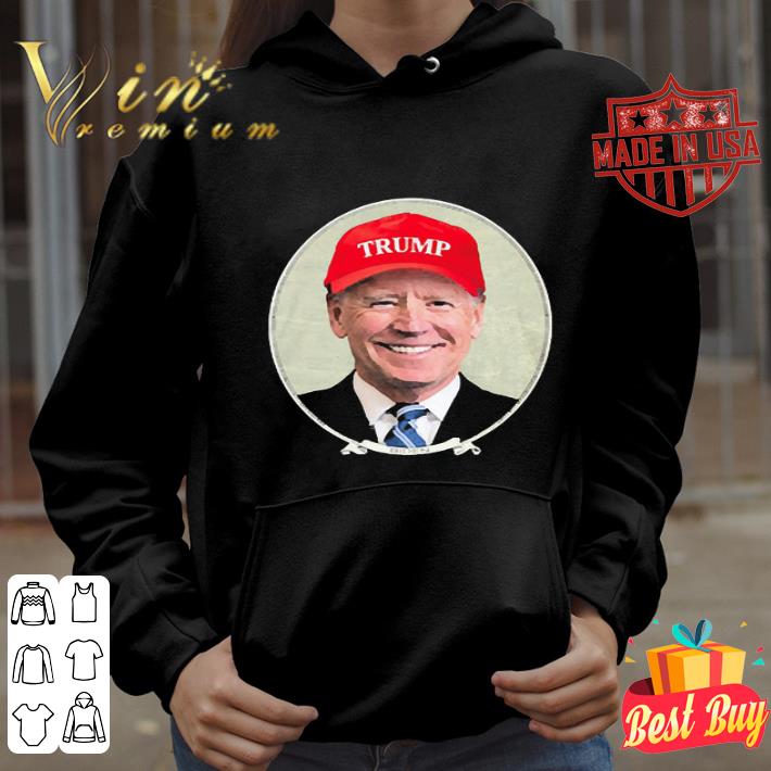 Joe Biden wears Trump cap Independence Day shirt
