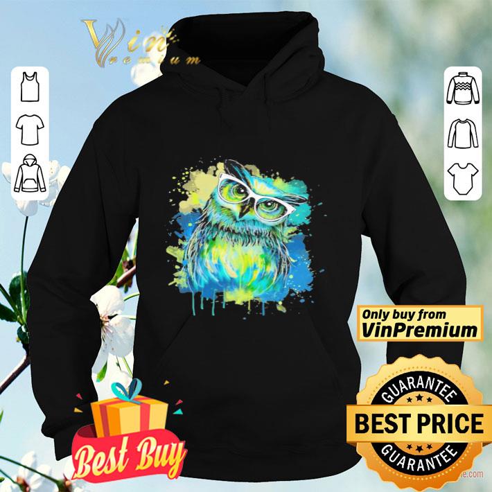 OWl oil paintings shirt 70cb5446 owl oil paintings shirt 4 - OWl oil paintings shirt