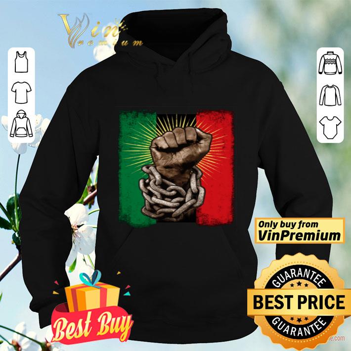 7101b17f the fist pan african flag shirt 4 - The fist Pan-African Flag shirt