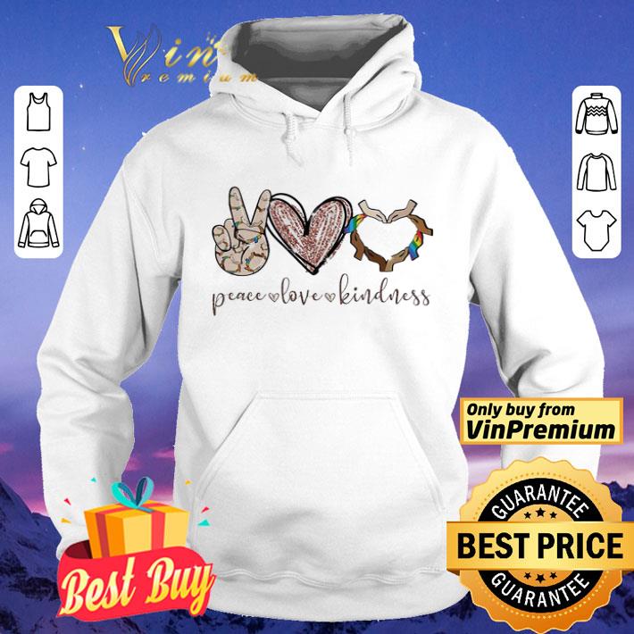 Peace love kindness hands black lives matter shirt
