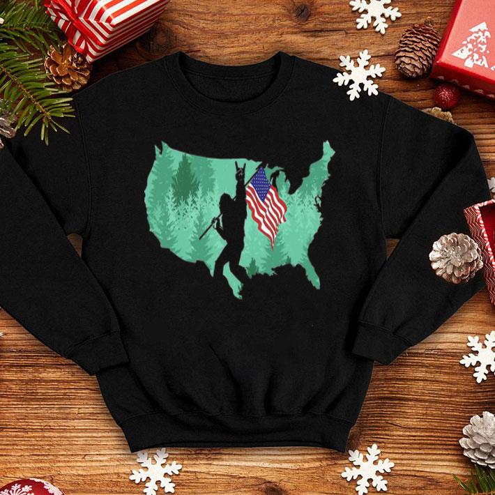 72cd193b bigfoot forrest american map flag shirt 4 - Bigfoot Forrest American Map Flag shirt
