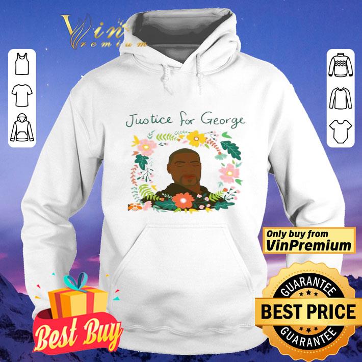 Justice for George Floyd flower shirt