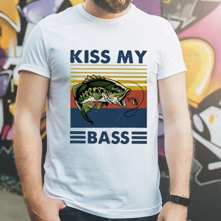 Vintage Fishing Kiss My Bass shirt