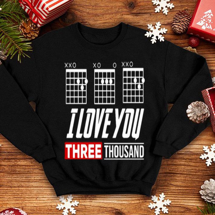 I Love You Three Thousand Guitar Shirt 10 I Love You Three Thousand Guitar Shirt