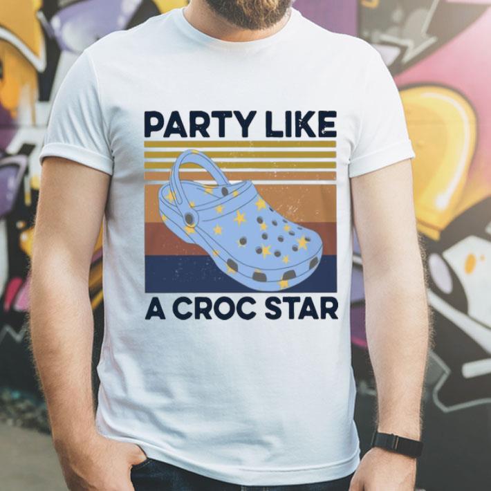 Vintage Party Like A Croc Star shirt