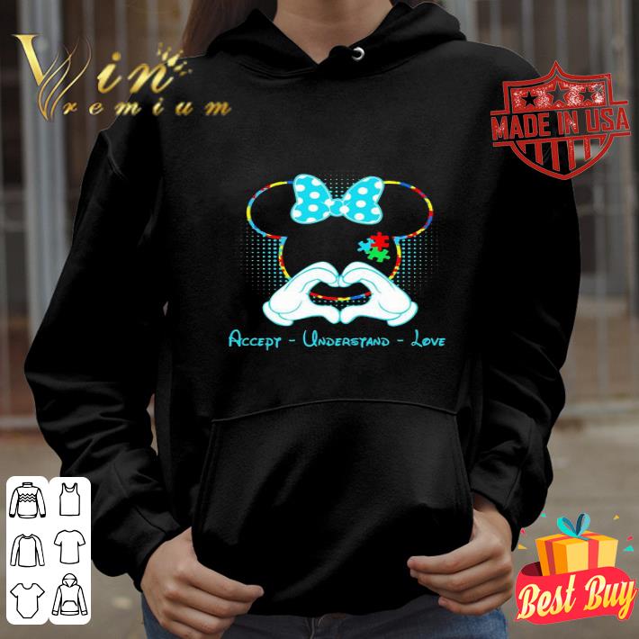 Minnie Autism Awareness Accept Understand Love shirt