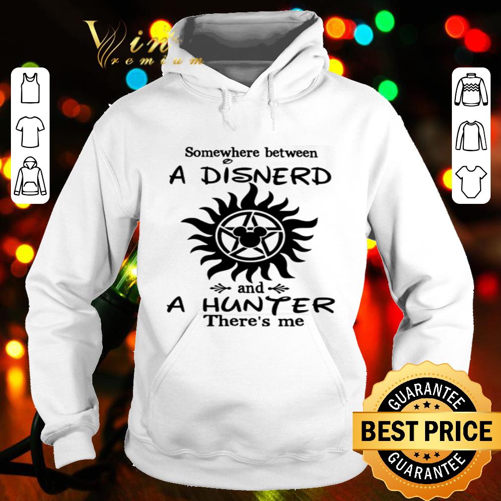 Supernatural Mickey Somewhere Between A Disnerd And A Hunter shirt