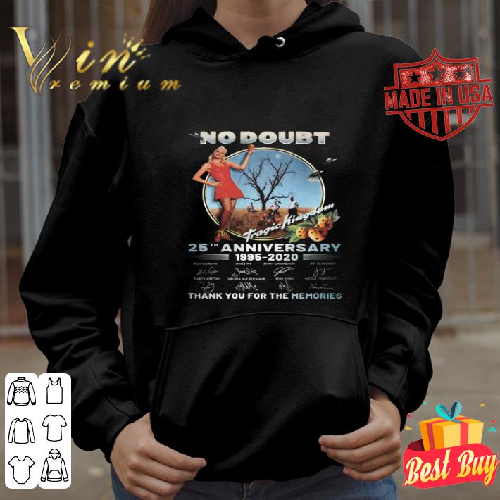 No Doubt Brand Tragic Kingdom 25th Anniversary 1995-2020 Signatures shirt