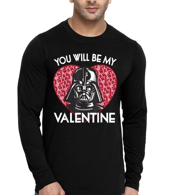 Star Wars You Will Be My Valentine Darth Vader Graphic Shirt