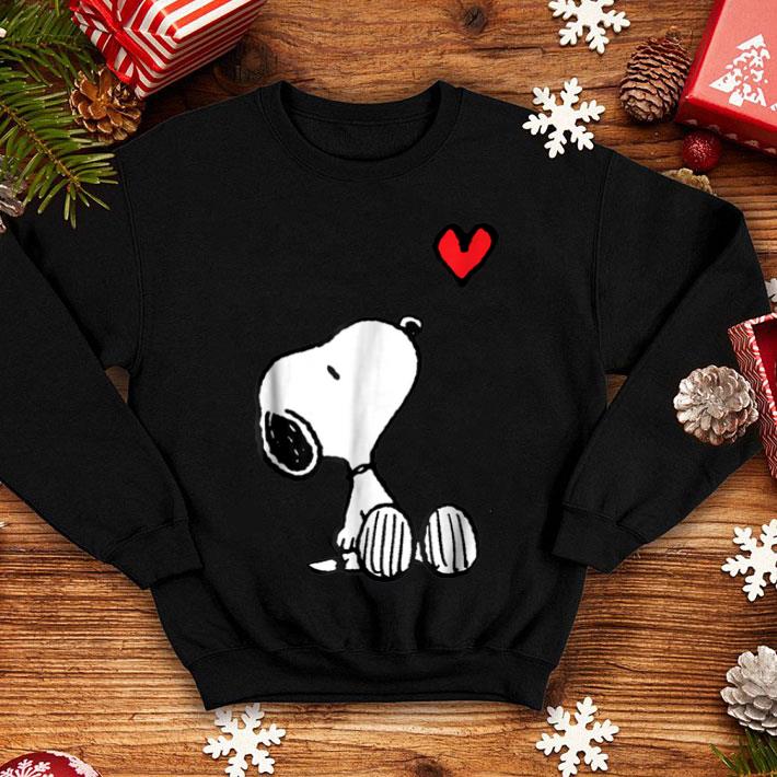 Peanuts Heart Sitting Snoopy Shirt