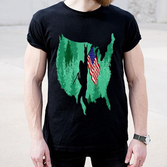7ac21663 bigfoot american flag map shirt 4 - Bigfoot American Flag Map Shirt