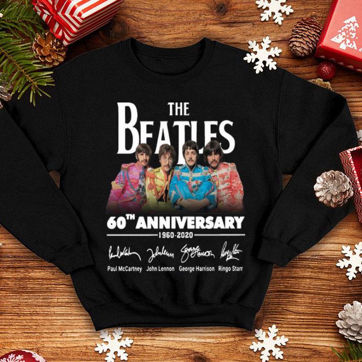 The Beatles 60th Anniversary 1960-2020 Signatures shirt