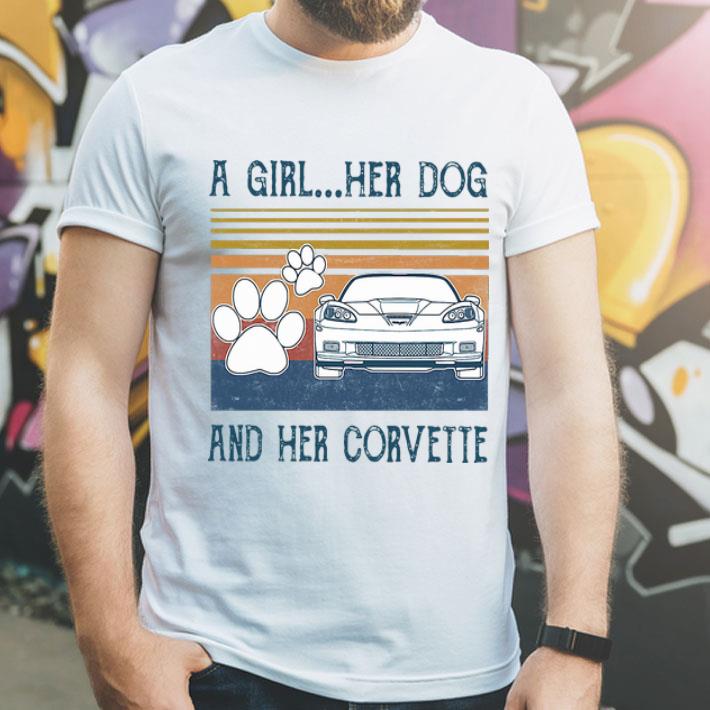 Vintage A Girl Her Dog And Her Corvette shirt 7ca044af vintage a girl her dog and her corvette shirt 4 - Vintage A Girl Her Dog And Her Corvette shirt