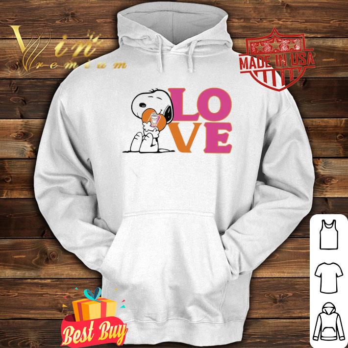 Snoopy Hug Heart Love Dunkin Donuts Logo shirt