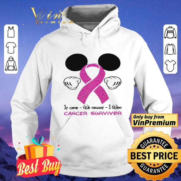 Mickey Mouse If Came We Fought I Won Cancer Survivor shirt